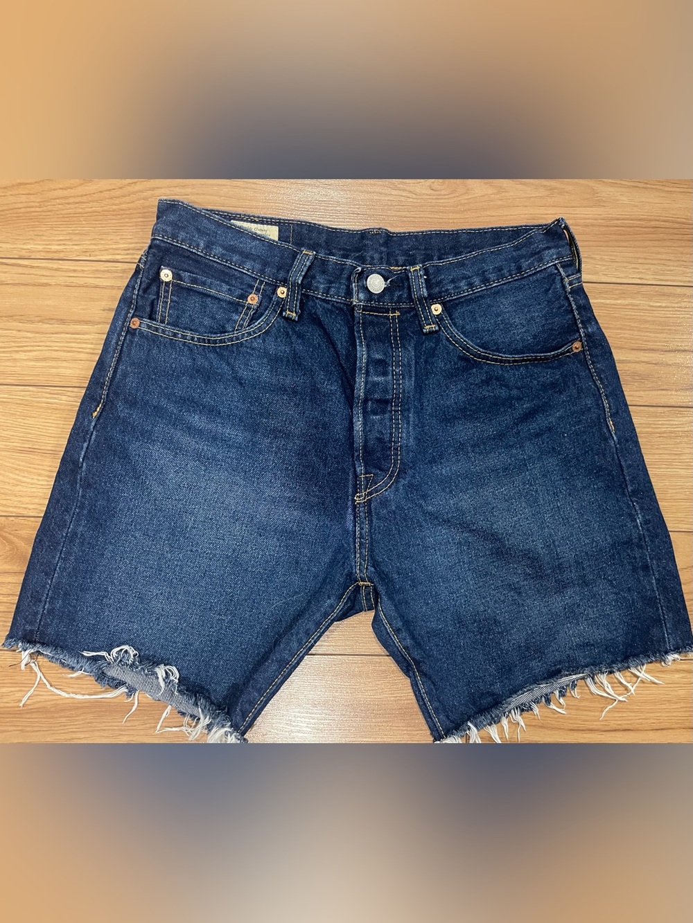 Levi's 501 93 blue Denim short Jeans size 31 women